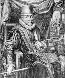 Willem I, Prins van Oranje, gegraveerd door Willem Jacobsz Delff, 1623
